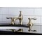 Kingston Brass KC7063TAL Tudor 8" Widespread Bathroom Faucet, Antique Brass KC7063TAL - alternate 5